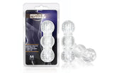 M for Men Master Stretchy Male Stroker Clear Masturbators and Strokers